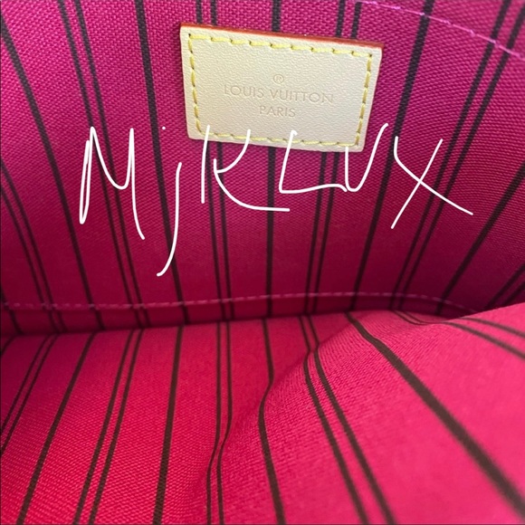 Brand New ✨RETIRED✨LOUIS VUITTON 💖Neverfull MM/GM Monogram/Pivoine Pochette💖 - Picture 9 of 11